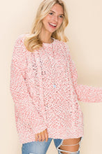 Cozy Cute Pink Knit Sweater