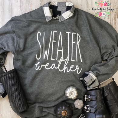 Sweater Weather Crew Cozy Sweatshirt