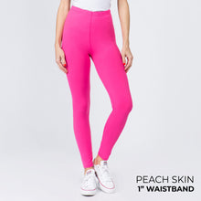 Solid Peach Skin Leggings
