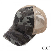 CC Criss Cross Back Ponytail Hat