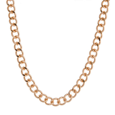Long chunky gold cuban linked necklace